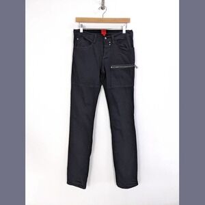 Saks Fifth Avenue Size 29 Mens Button Fly Black Jeans In Smoky black